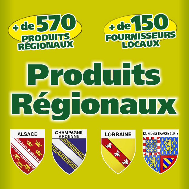 Nos produits régionaux!